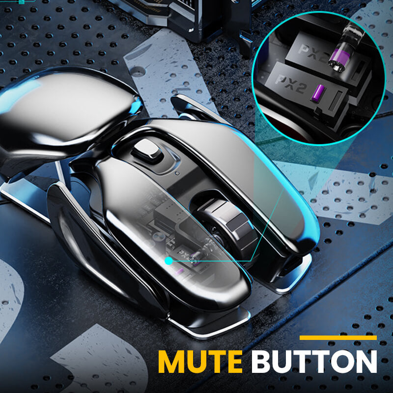 2023 New Hot Sale Wireless Ergonomics Metal Mouse